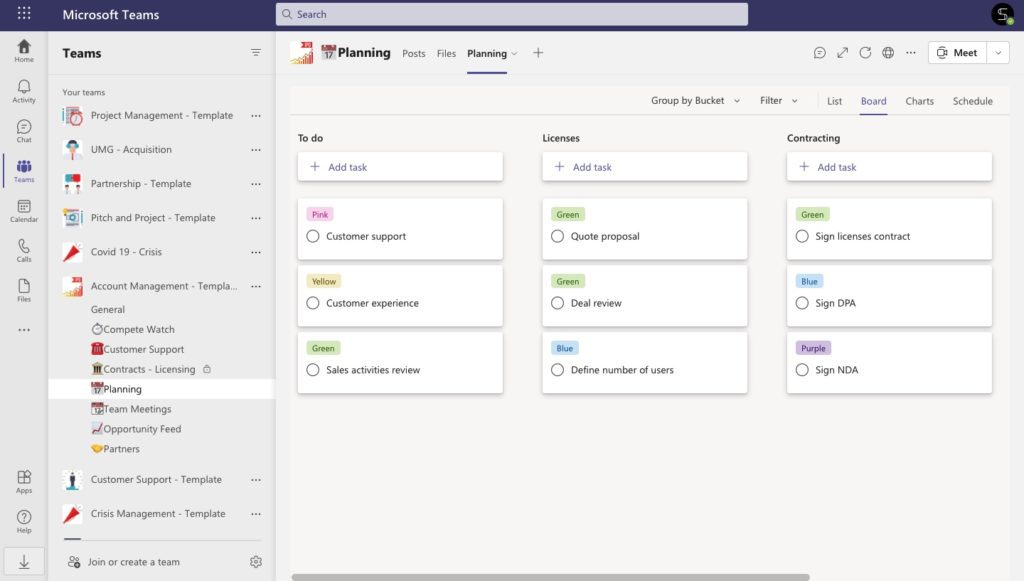 sales-account-management-microsoft-teams-template-planner