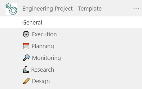 Microsoft teams templates for engineering project