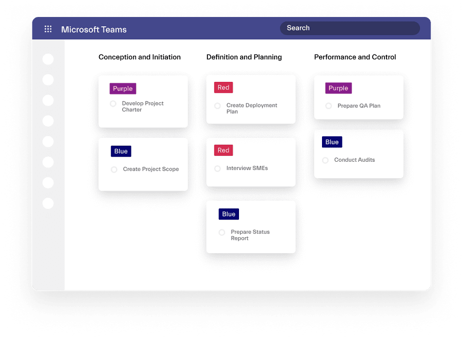 Project Manager Tasks with Microsoft Teams nBold
