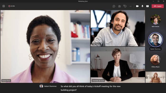 Microsoft Teams Premium live translation in meetings
